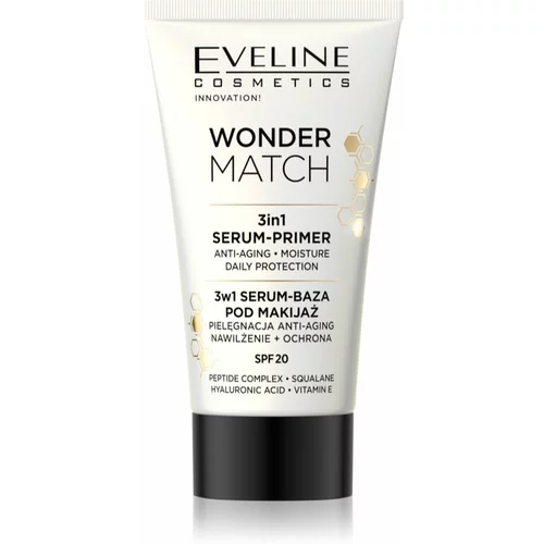 Eveline Cosmetics Wonder Match podlaga za make-up 3v1 SPF 20 30 ml
