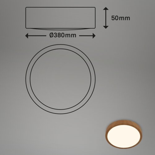 BRILO LED plafonsko svetlo RUNA LED/24W/230V Slike