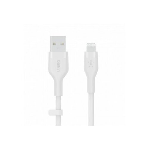 Belkin Flex Lightning/USB-A 3m mfi cert., white CAA008bt3MWH Slike