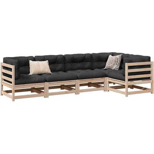  5-dijelni set vrtnih sofa od masivne borovine Cijene