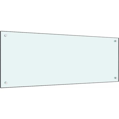  Kuhinjski zid 2 pcs Bijelo 100 x 40 cm Staklo otporno na udarce Slike