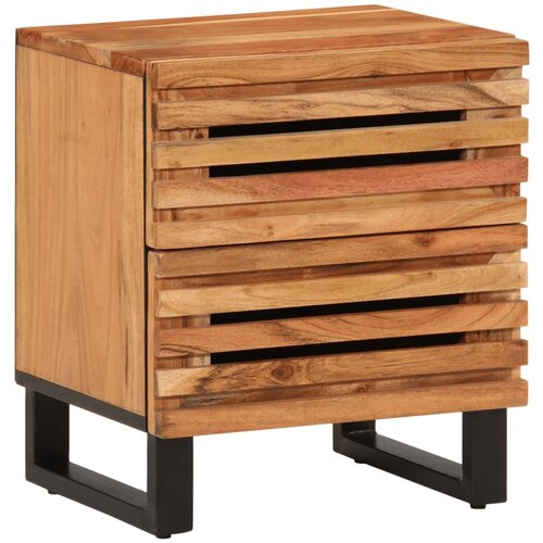 Maison Chic Dvo delni komplet Nočne omarice - Nočne mize 40x34x46 cm trden akacijev les, (21688355) Slike