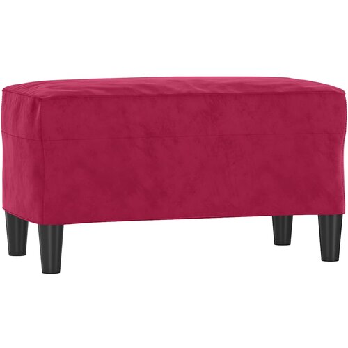  Klupa crvena boja vina 70 x 35 x 41 cm bar&amp;scaron;unasta Slike