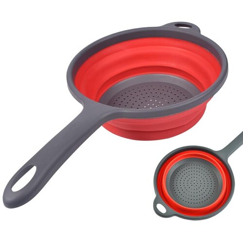  Silikonska preklopna cjediljka - cjedilo 20cm sa ručkom Cijene