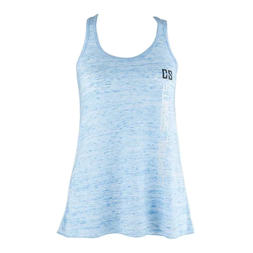 Capital Sports Ženska Športna majica brez rokavov,Modra marmornata, Velikost L