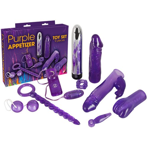 You2Toys Purple Appetizer 9-piece set Cene