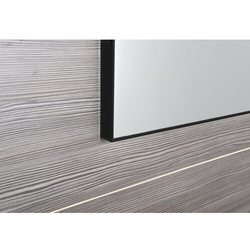 Sapho Ogledalo u okviru AROWANA 50x80, mat crne boje Slike