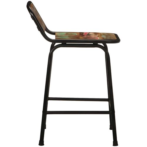 VidaXL barski stolci 2 kom 46x35,5x70 cm masivnog obnovljenog drva Slike