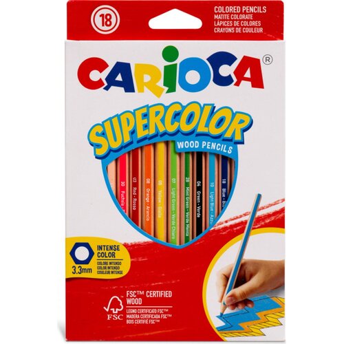 Carioca Supercolor olovke u boji set od 18 komada - Cene