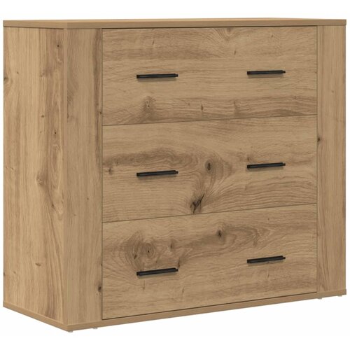 Maison Chic Komoda - Predalnik artisian hrast 80x33x70 cm inženirski les, (21721721) Slike
