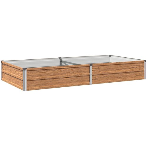  Povi&amp;scaron;eni vrtni krevet Drvena smeđa 160 x 80 x 24 cm Slike