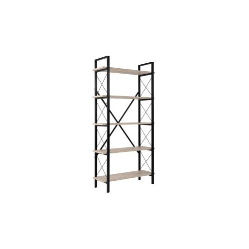 Hanah home polica za knjige elysian travertine black Slike
