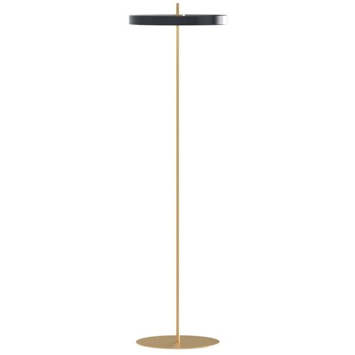 UMAGE Antracitno siva LED zatemnitvena stoječa svetilka s kovinskim senčnikom (višina 151 cm) Asteria Floor – Cene