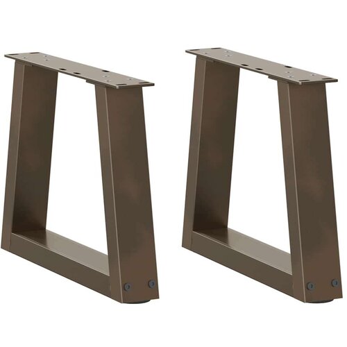  noge jedilne mize v-oblika 2 kosa naravno jeklo 30x(30-31,3) cm Cene