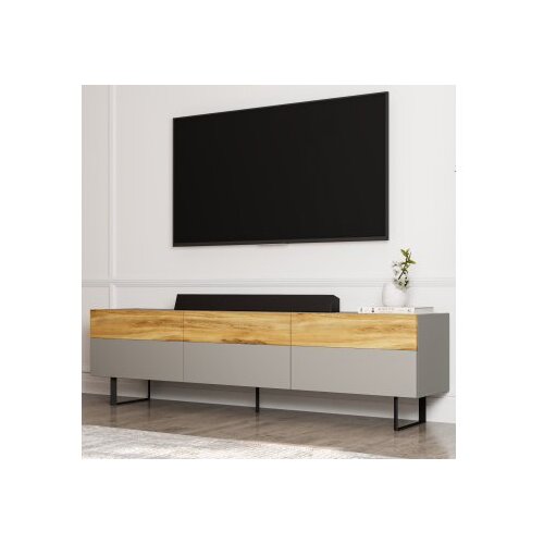 Hanah home tv polica sign grey oak Slike