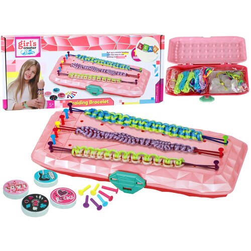  Bracelet Making Kit Pink Box Cene