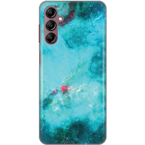 Silikonska maska za Samsung A146B Galaxy A14 4/5G Marbel Sky Print akvamarin Slike