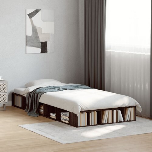 Furnova Posteljni okvir rjav hrast 90x190 cm inženirski les, (21938203) Slike