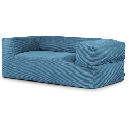SLOWDOWN Plava vreća za sjedenje od samta Sofa MooG – Cene
