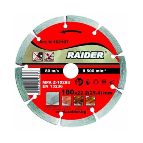 Raider ploča RD-DD03 za sečenje dijamantska 180*22.2mm 162107 Slike