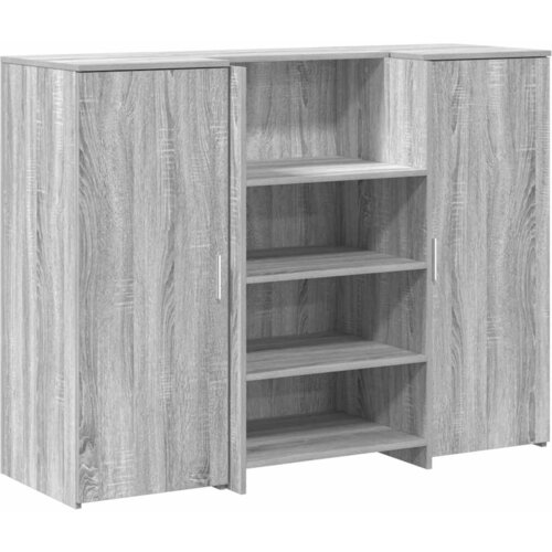 Maison Chic sprejemna miza - računalniška miza - pisarniška miza siva sonoma 135x50x103,5 cm inženirski les, (21785334) Cene