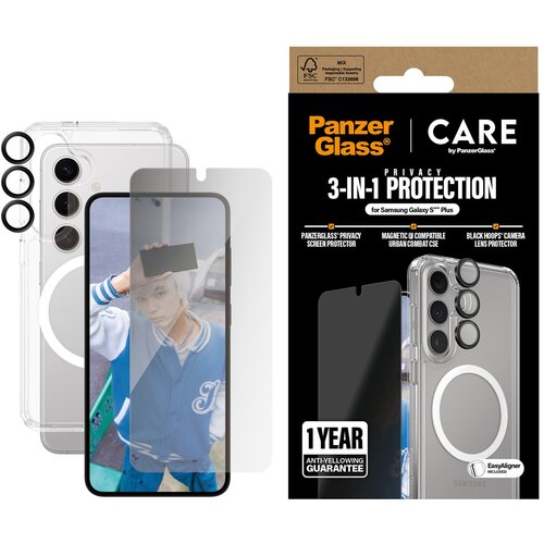 PanzerGlass Samsung Galaxy S25+ Privacy Bundle 3v1 komplet za za&amp;scaron;čito, (21691059) Slike