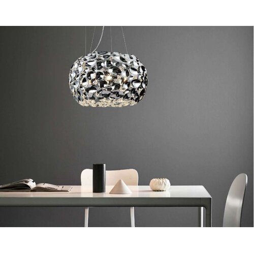 Open Design OR80162 - Viseći luster na sajli CARERA 6xG9/7W/230V, prečnik 55 cm, sjajni hrom Slike