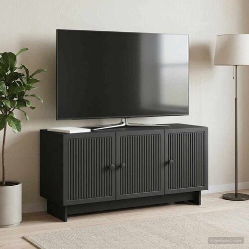 TV ormar Crna 99 x 34,5 x 50 cm Konstruirano drvo Slike