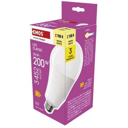 Emos Led sijalica Classic A95 28 W E27 Toplo bela ZQ5E91 Cene