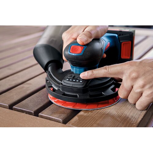 Bosch EXEX18V-150-5 (solo, l-boxx) akumulatorska ekscentar brusilica expert 0601372900 Slike