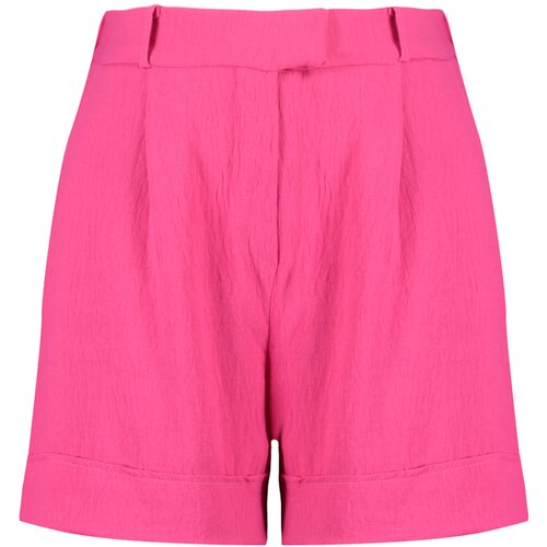 Trendyol Curve Pink Woven Shorts Cene