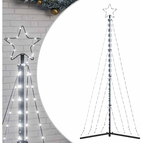 vidaXL LED božićno drvce 339 LED hladno bijelo 187 cm Cijene