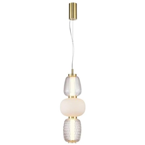  LED luster na sajli CARO LED/28W/230V zlatan Cene
