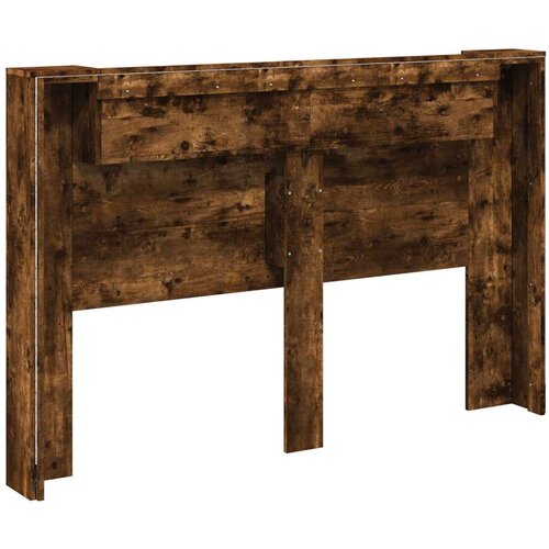  Krevetna ploča s LED-om Dimljeni hrast 160 x 16 5 x 103 5 cm - Dimljeni hrast 160 cm Slike