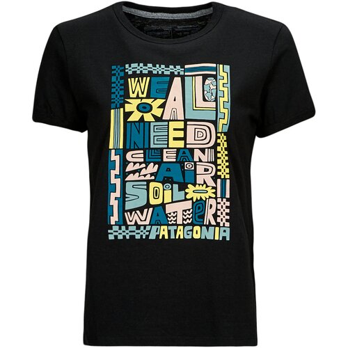 Patagonia Majice s kratkimi rokavi W&amp;#039;S WE ALL NEED RINGER RESPONSIBILI-TEE Črna Slike