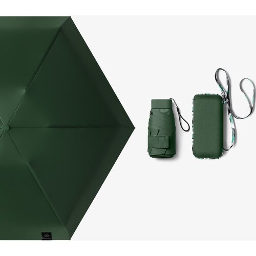 INF Dežnik za sončenje in dež, 5-kratni žepni dežnik Green, (21539089) Cene