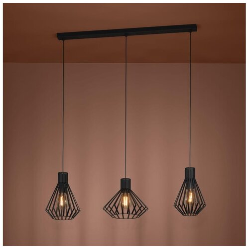 Eglo 390125 -  visilica na sajli basidano 3xE27/40W/230V, crne boje Cene