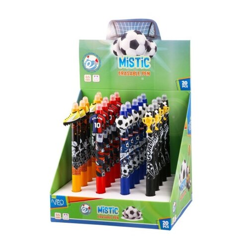 Sazio Mistic, izbrisiva gel olovka, plava, 0.5mm, Football premier ( 116070 ) Slike