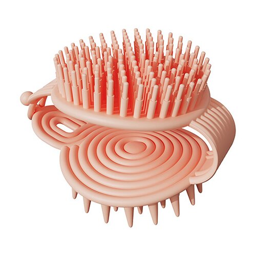 INF Dvostranska krtača za šamponiranje, glavnik za masažo lasišča, glavnik za umivanje las Pink, (21543671) Cene