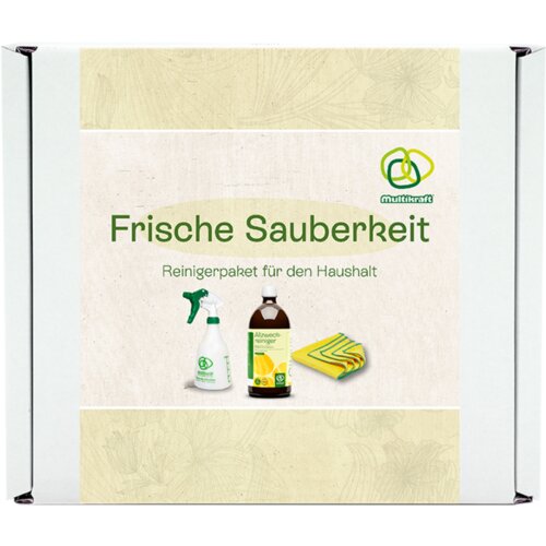 Multikraft Komplet večnamenskih čistilnih pripomočkov "Fresh Cleanliness" - 1 Set. Cene