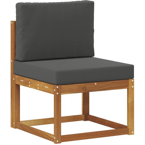  Set vanjskih sofa s jastukom 4 Komad Prirodna i antracit Slike