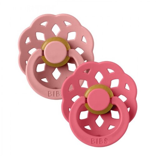 Bibs Set cucli za bebe Boheme, 0-6 meseci, 2 komada, Roze Slike
