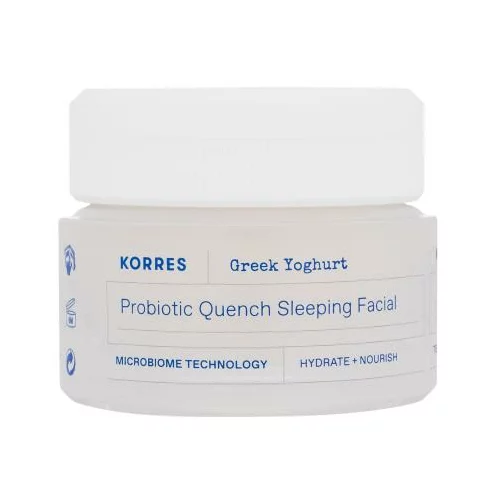 Korres Greek Yoghurt Probiotic Quench Sleeping Facial hidratantna i hranjiva noćna krema za lice 40 ml za ženske