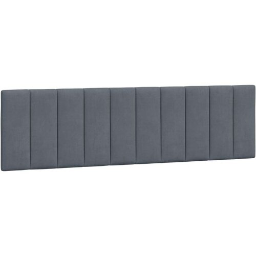  Okvir za krevet s uzglavljem tamnosivi 180x200 cm bar&amp;scaron;unasti Slike