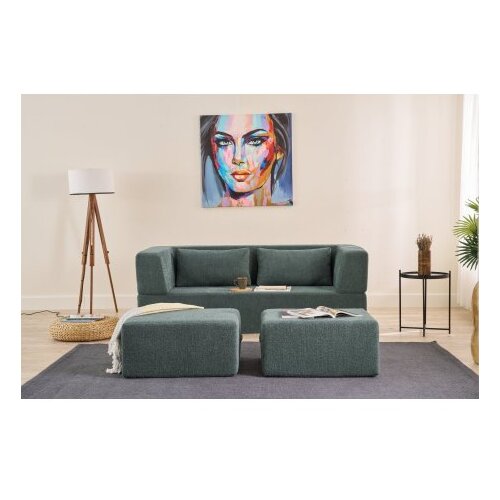 Atelier Del Sofa Dvosed na razvlačenje Pirgos, 200x75x90 cm, Petrolej Cijene