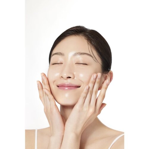 MAMONDE Flora Glow Rose Liquid Mask vlažilna maska za obraz z učinkom eksfoliacije 80 ml Slike