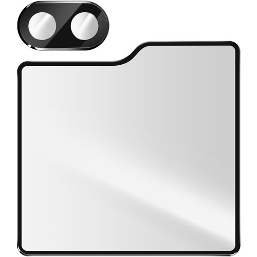 AVIZAR Zašcita 3D kamere iz kaljenega stekla, Black Contour str. Samsung Z-Flip 5, (20686290) Cene