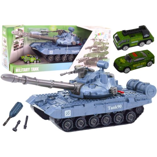 Tank Military Vehicle DIY Disassembly Blue Sounds Suspension Kit Cene