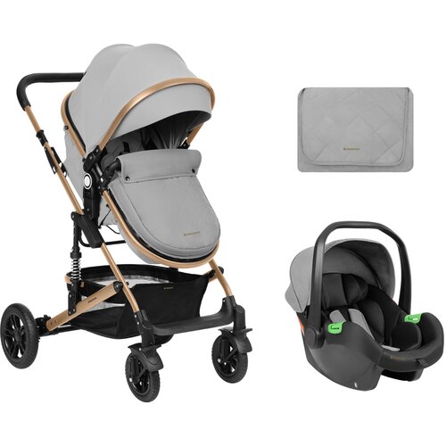  Kolica amaia premium set 2in1 sa i-size autosedi&amp;scaron;tem light grey Slike