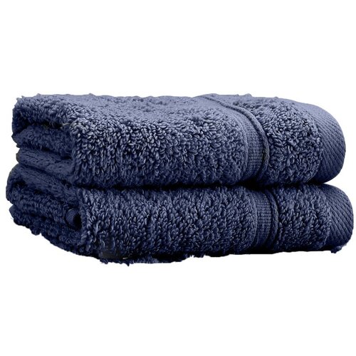Catherine Lansfield Temno modre frotirne bombažne brisače v kompletu 2 ks 30x30 cm Zero Twist &amp;ndash; Slike